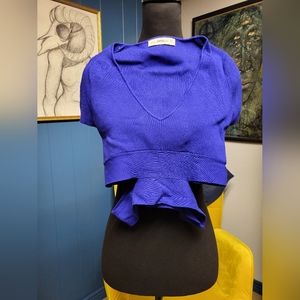 Zara Cutout Knit Top Size S